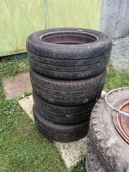 Predám 4ks letne pneu s diskami 205 55 r16 - 4