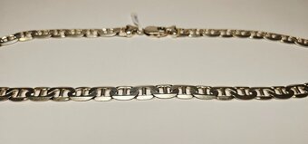 strieborná reťaz 62g - 4