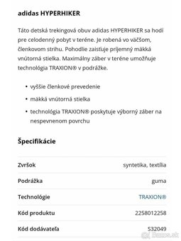 Trekingová obuv Adidas - 4