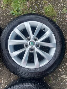 5x112 r16 kolesa Škoda + zimne pneu 205/55 r16 Matador - 4