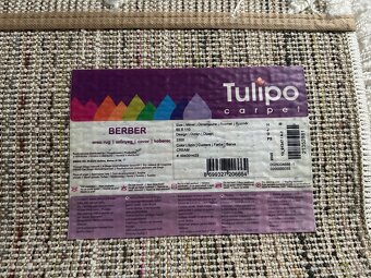 Kusový koberec TULIPO BERBER krémový - 2ks - 4