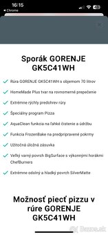 Kombinovaný sporák Gorenje - 4