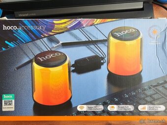 Prenosné reproduktory HOCO BS56 2v1: bezdrôtové a káblové - 4
