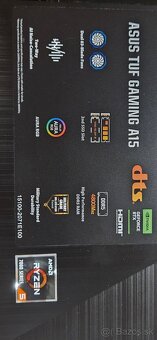 Notebook.Asus TUF GAMING A15 - 4