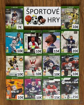 HRY na XBOX ONE a SERIES X (4+1 alebo 6+2 ZDARMA) - 4