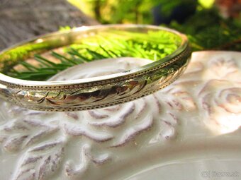 Starý strieborný náramok, Ag 835 - 4