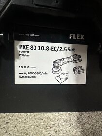 leštička FLEX PXE 80 10.8-EC/2.5 Set - 4