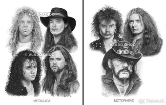 kreslený posterbook Kultové kapely - AC/DC, Queen...... - 4