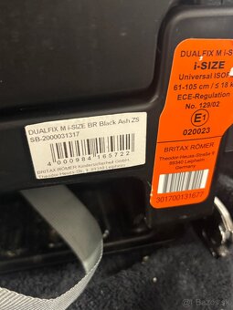 Detská autosedačka otočná romer britax isofix - 4