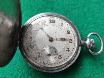 ART DECO strieborné hodinky s pavučinou   20-te roky - 4