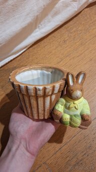 Malý mix starších dekorácií – keramika a porcelán (4 ks) - 4