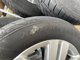 predám originál vw disky r16 + zimné pneu - 4