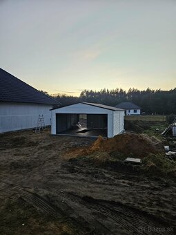 Plechová garáž 6x5,5m - 4