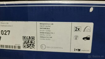 Brzdové kotúče MEYLE Golf 4, Bora, Octavia 1 - 4