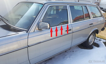 mercedes W123 spony sametky vonkajšie - 4