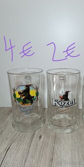 České pivové poháre 1 - 4