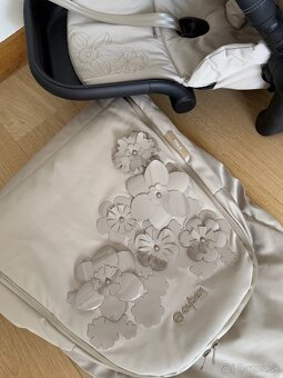 Cybex priam 4.0 simply flowers beige poťah + fusak - 4