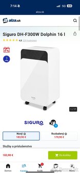 Odvlhčovač vzduchu Siguro DH - F300W - 4