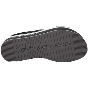 CALVIN KLEIN JEANS Zabky A13266 - Cierna velkost 36 - 4