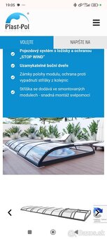 Zastřešení bazénu dva kusy - 4