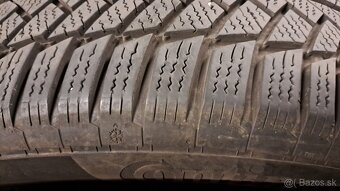 Predám 4ks jazdené zimné 205/60r16-92H Continental - 4
