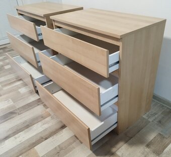 2 rovnake ikea komody 3 suplikove, 70x40x71 cm - 4
