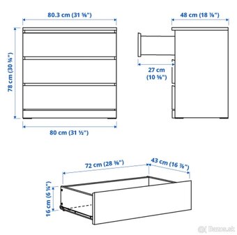 Malm IKEA komoda - 4