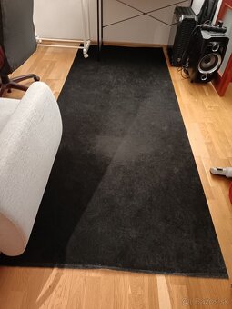 Čierny protišmykový koberec 130x200 cm - 4
