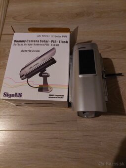 Solárna kamera - atrapa - do exteriéru - 4
