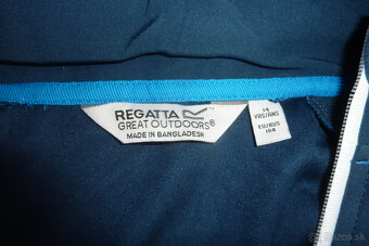 Pekná praktická softšelová bunda, NOVÁ S VISAČKOU, v.164 - 4