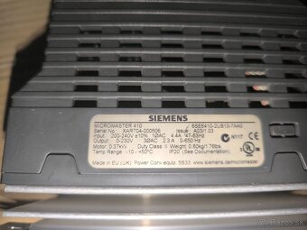 Frekvenčné meniče - 4