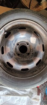 Plechove disky a Letné pneumatiky 185/60/15R - 4