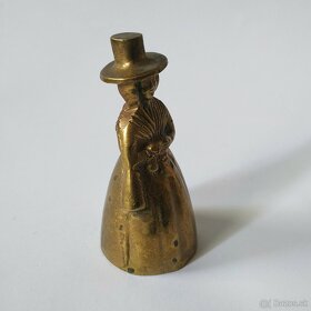 Starožitný zvonček v tvare ženy - 4