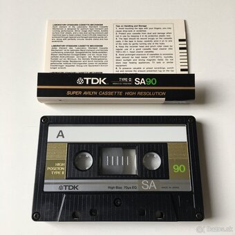 AUDIOKAZETY - MC KAZETY - TDK SA90 CHROME - 4