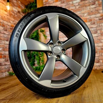 Alu R19 5x112 orig. AUDI A5 ROTOR + letné 255/35 R19 - 4