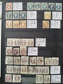 staré Rakúsko - zostava známok v albume - 4