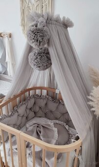 Pom Pom baldachýn / vrkoč viac farieb na výber - 4