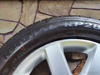 Alu kolesá original vw, 205/55 5x112 r16, Letné pneu 2024 - 4