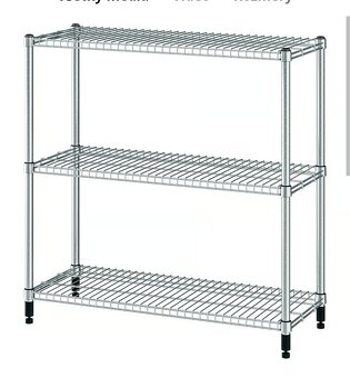 Regal nove zabalene Ikea Omar - 4