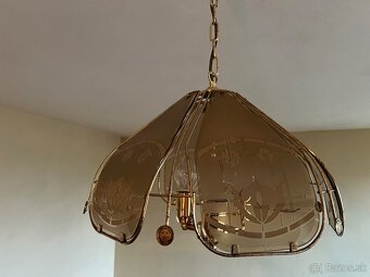 Luster zlatej farby - sklenený - 4