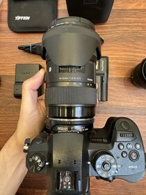 Predám komplet set Lumix GH5 + objektívy + stabilizátor - 4