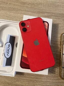 iPhone 12 Mini / 64GB Product Red /nova batéria/ TOP stav - 4