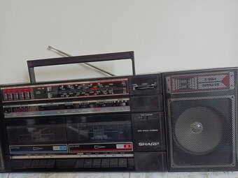 Sharp WF372H bk, radiomagnetofon Japan originální - 4