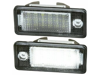 AUDI LED osvetlenie ŠPZ silná biela farba + canbus - 4