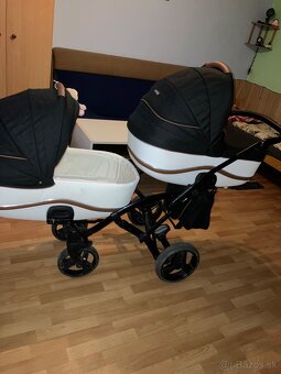Kočík pre dvojičky , súrodenecký kočík Dalga Lift Duo Slim - 4