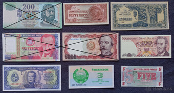 Bankovky svet UNC 9 - 4