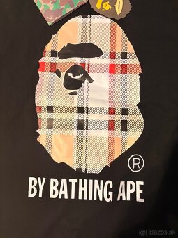 Bape X Burberry tricko - 4