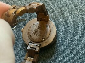 Rucne vyrabane drevené hodinky CZOKA - 4