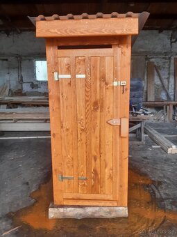 Drevená latrína/suché WC - 4