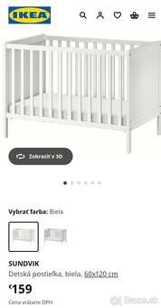 DETSKÁ POSTIEĽKA IKEA - 4